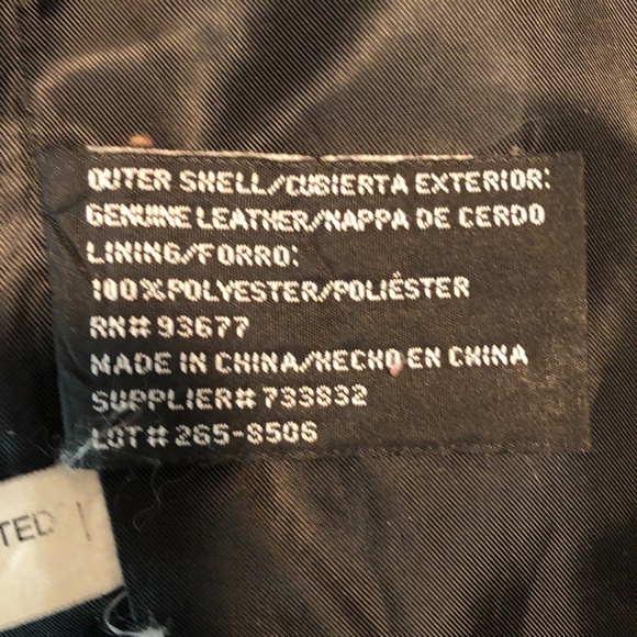 Vintage leather jacket - Picture 5 of 5